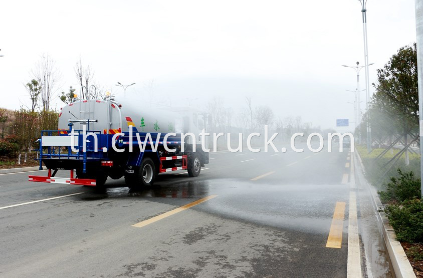 water carrying truck in action 5